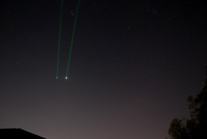 green laser for astronomy